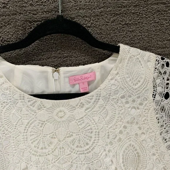 Lilly Pulitzer Colette Lace Tunic Dress - Picture 6 of 6